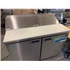 Image 2 : Fogel Model FLP-45-12 refrigerated sandwich prep counter on wheels