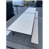 Image 4 : Foldable Picnic/Lunchroom Tables (On Wheels) 16ft long