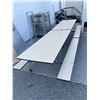 Image 2 : Foldable Picnic/Lunchroom Tables (On Wheels) 16ft long