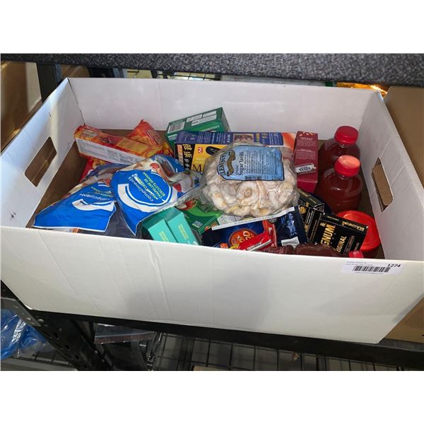 Case lot of assorted NEW assorted grocery items.