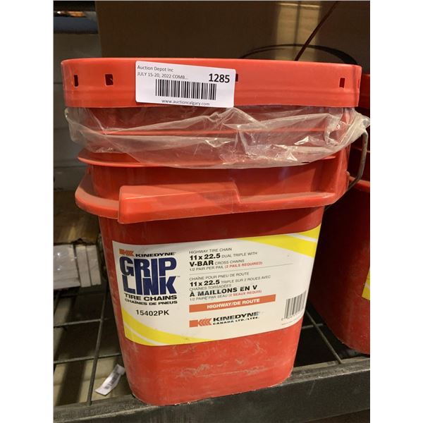 NEW Kinedyne Grip Link Highway Tire Chain size 11 x 22.5