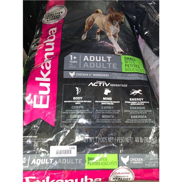 Eukanuba Adult Chicken Small Bites Dog Food 40Lbs