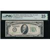 Image 1 : 1934A $10 STAR ST Louis FRN PMG 25