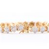 Image 2 : Plated 18KT Yellow Gold Diamond Bracelet