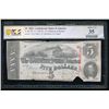 Image 1 : 1863 $5 T-60 Confederate PCGS 35