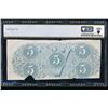 Image 2 : 1863 $5 T-60 Confederate PCGS 35