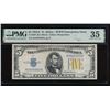 1934A $1 N Africa Silver Certificate PMG 35