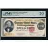 Image 1 : 1922 $100 Gold Certificate PMG 30