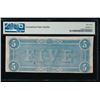 Image 2 : 1864 $5 T-69 Confederate PMG 53EPQ