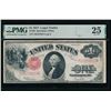 Image 1 : 1917 $1 Legal Tender Note PCGS 25