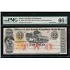 Image 1 : 1840's-70's $2 Charleston SC Obsolete PMG 66EPQ