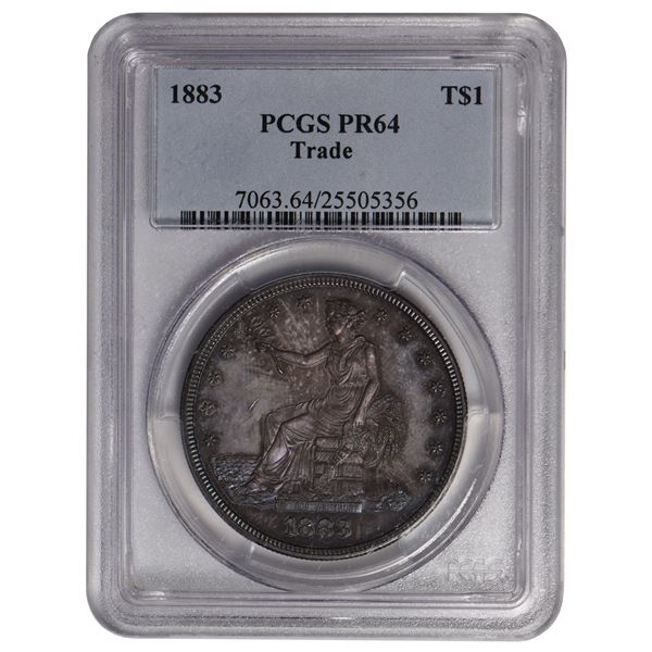 1883 $1 Trade Dollar PCGS PR64