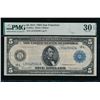 1914 $5 San Francisco FRN PMG 30EPQ