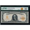 1907 $10 Gold Certificate PMG 35EPQ