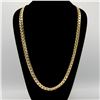 Image 2 : Huge 141 Gram 14 Kt Gold Plated Italian Link Chain