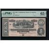 Image 1 : 1864 $10 T-68 Confederate PMG 65EPQ