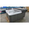 Image 1 : Plug N Power 5' x 6' 110V Hot Tub w/New Motor & Cover