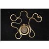 250-390 A.D. ANCIENT COIN IN GOLD FILLED NECKLACE