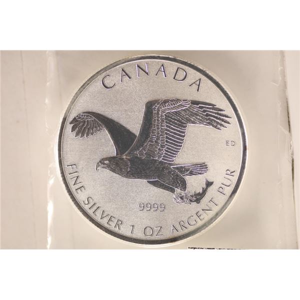 2017 CANADA $5 1 TROY OZ .999 FINE SILVER EAGLE