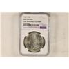 Image 1 : 1881-S MORGAN SILVER DOLLAR NGC UNC DETAILS OBV.