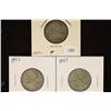 Image 1 : 1939, 1953 & 1955 CANADA SILVER 25 CENTS