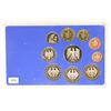 Image 2 : 1981-D GERMAN 10 COIN BRILLIANT UNC SET IN