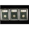 Image 1 : 3 ASSORTED MERCURY DIMES: 1941-D MS66 FSB, 1942-D