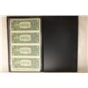 Image 2 : 2009 UNCUT SHEET OF 4-$1 FRN'S CRISP UNC IN NICE