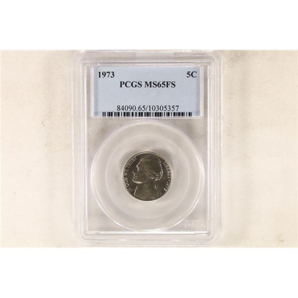 1972 JEFFERSON NICKEL PCGS MS65FS