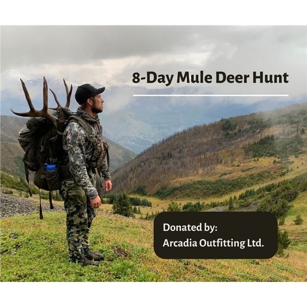 8-Day Mule Deer Hunt