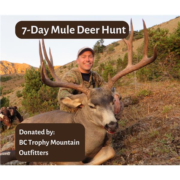 7-Day Mule Deer Hunt
