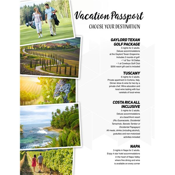 Golden Ticket Vacation