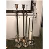Image 1 : Group of 6 assorted floor lamps - no shades (From the superhero show)