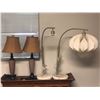 Image 1 : 2 pairs of table lamps - 1 shade missing (From the superhero show)