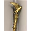 Image 2 : Roman style painted gold eagle staff - Approx 6ft tall (From the superhero show)