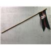 Image 1 : Roman style banner on wooden flagpole - approx 7ft (From the superhero show)