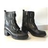 Image 1 : "Hero" (Girl) - Artica sz. 7 black leather boots (From the superhero show)