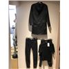 Image 1 : "Hero" (Girl) 5 pc. wardrobe costume - black jacket w/ 2 pairs of black pants & 2 black t-shirts ep.