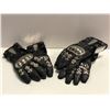 Image 1 : 2 Pairs of black leather w/ metal gauntlet gloves (From the superhero show)