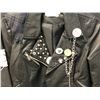 Image 2 : "Only" ladies sz. small "The Smell" (band) black leather jacket (From the superhero show)