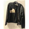 Image 1 : "Jack & Jones" Mens sz. large "The Smell" (band) black leather Jacket (From the superhero show)