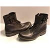 Image 2 : Pair of Town shoes sz. 9 1/2 brown leather boots (From the superhero show)