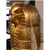 Image 3 : Approx 6 ft tall - Egyptian sarcophagus prop "painted gold on styrofoam construction" (From the horr