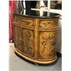Image 3 : Black marbel top painted oval cabinet (From the horror drama show)