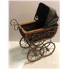 Image 1 : Antique style decorative baby stroller - wood / wicker / metal construction (From the horror drama s