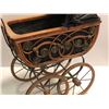 Image 2 : Antique style decorative baby stroller - wood / wicker / metal construction (From the horror drama s