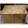 Image 2 : 3 pc. dec set brass fireplace items - kindling box / large bellows / companion set (From the horror 