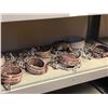 Image 1 : Group of 8 leather & chained restraints (From the horror drama show)