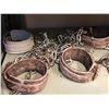 Image 2 : Group of 8 leather & chained restraints (From the horror drama show)
