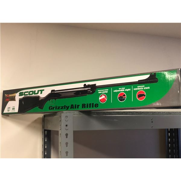 Grizzly scout air rifle - .177 caliber / 495 ft per sec.